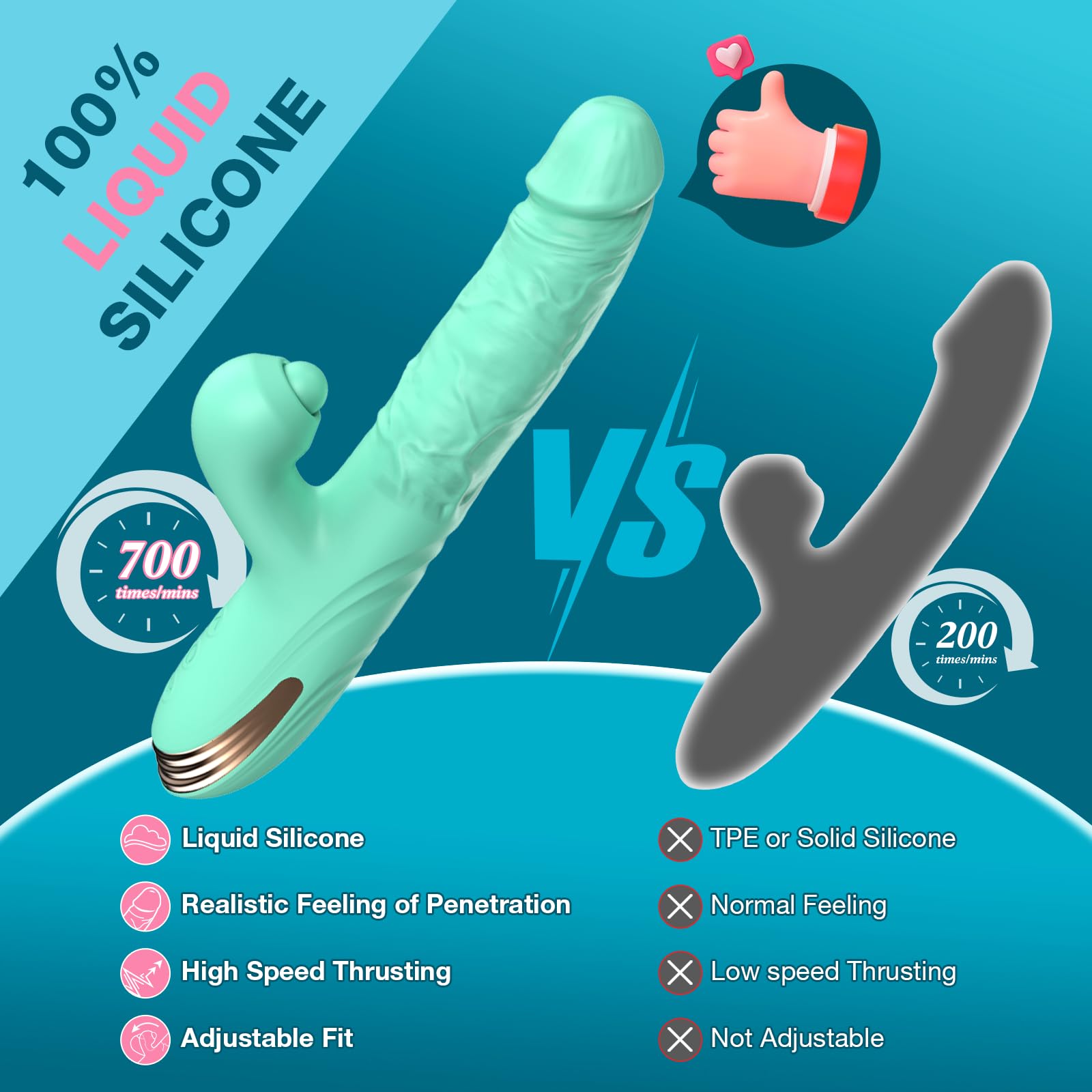 😘The Toy That Understands You🔥 3-in-1 Female Thrust Dildo 🔥 Unlock Your Intimate Moments