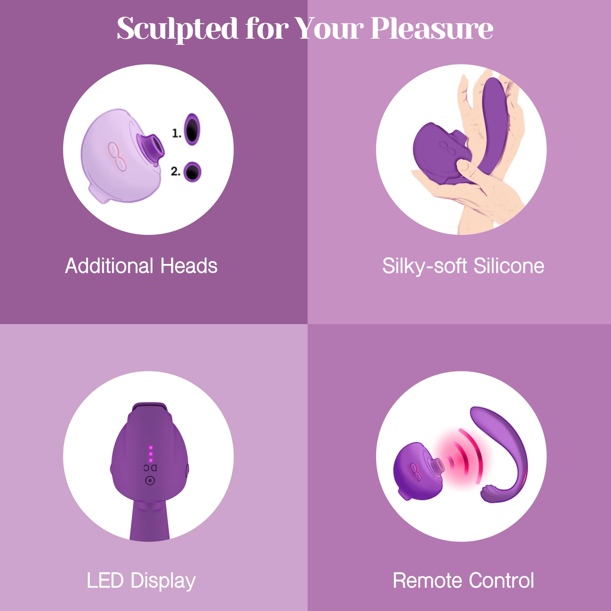 🔥New design for 2025😍3-in-1 Clitoral Sucking & G-spot Vibrator