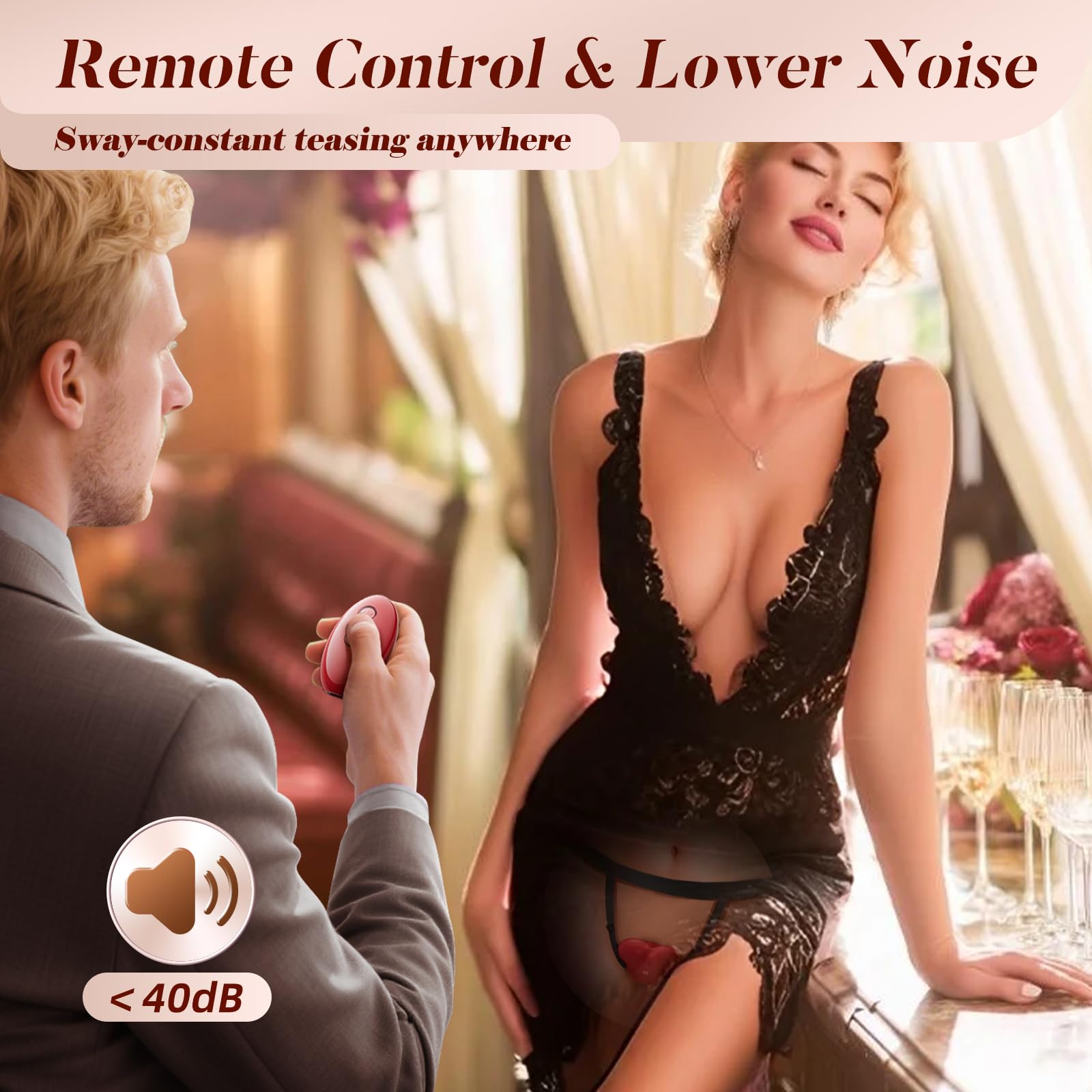 😍2-in-1 couple vibrator, 📱wearable APP remote control vibrator