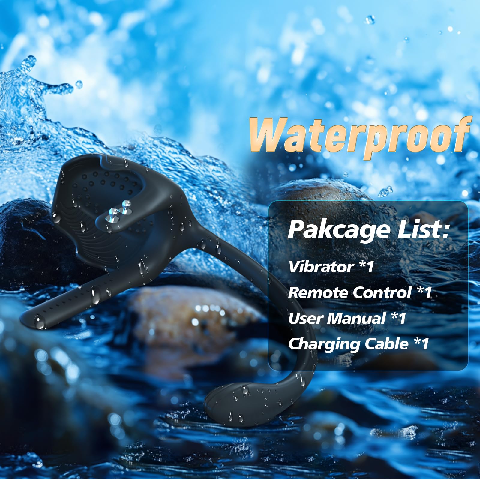 💥Hot Adult Toys💥Male Testicular Stimulation Vibrating Butt Plug Set