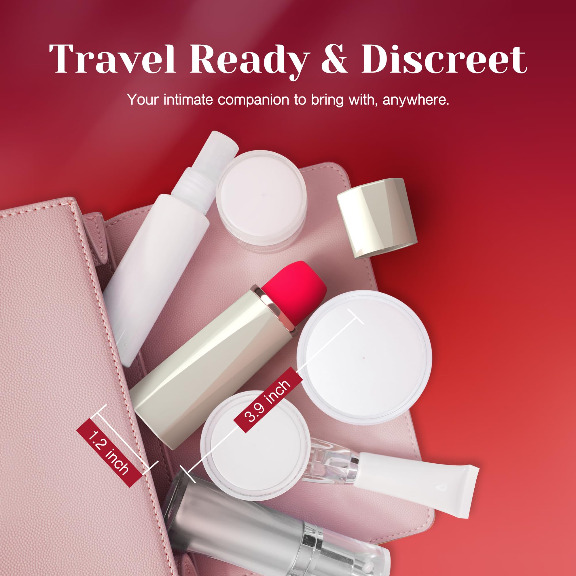 👄Sucking Bullet Vibrator — 😍Mini Lipstick Look, Explosive Pleasure Core