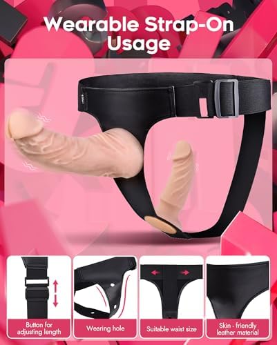 😍😍Dual-Head Wearable Vibrating Dildo, 👄the Perfect Lesbian Relationship Maintainer