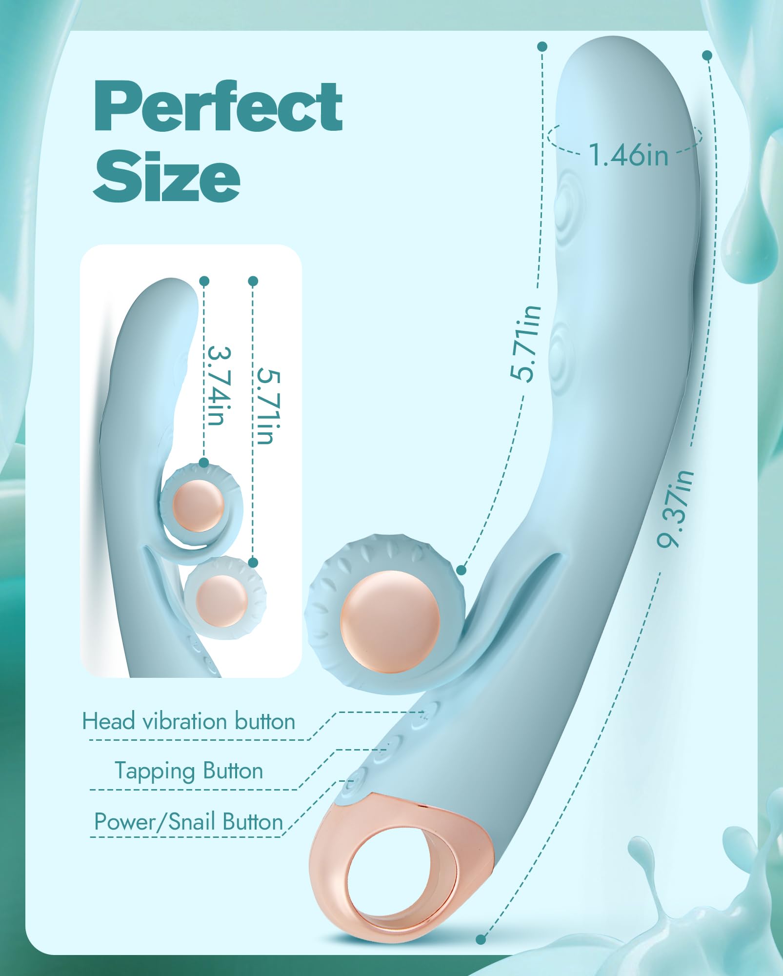 🔥2025 Brand New Design🔥 Snail Vibrator with Three Explosive Effects😍