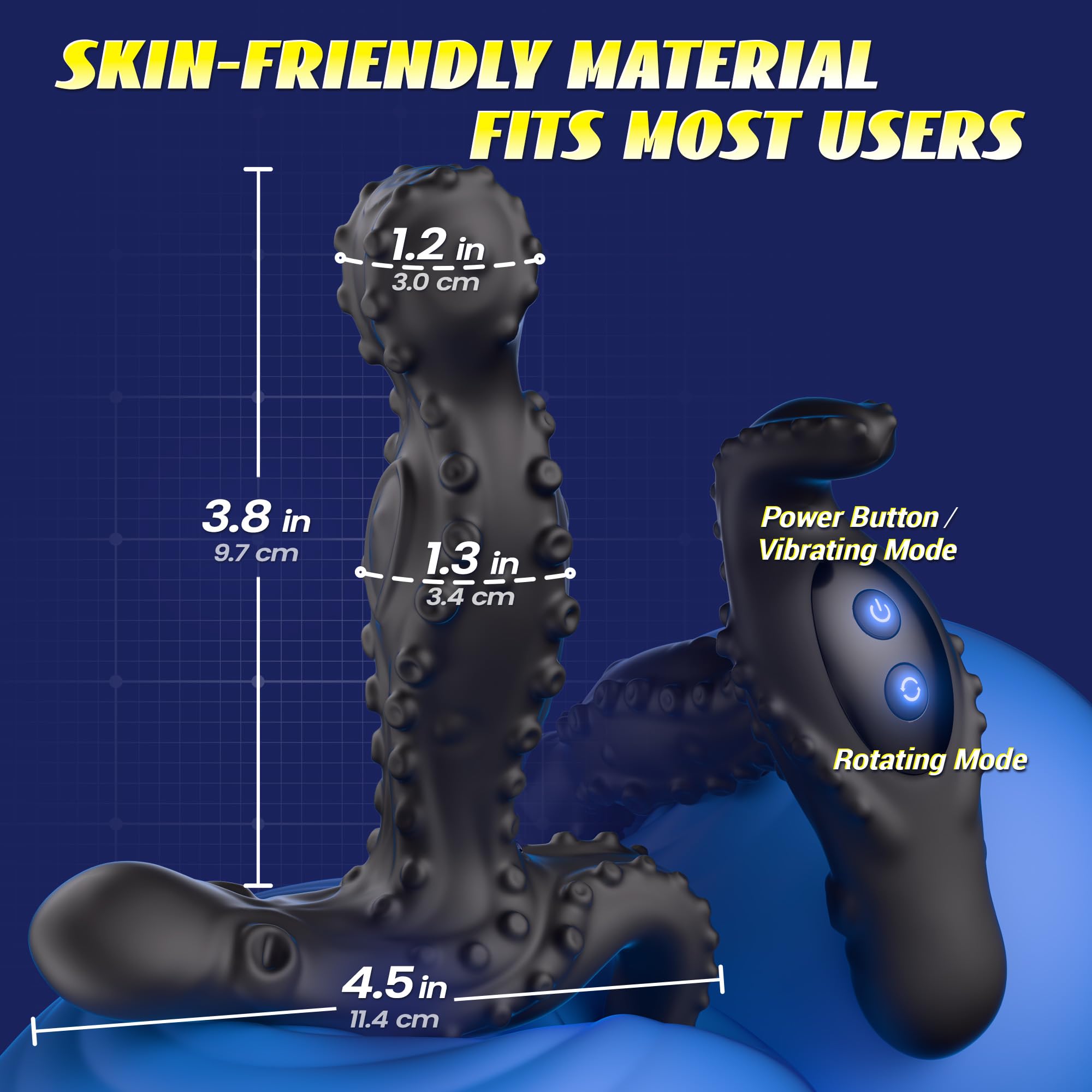 🔥🔥 360° Rotating Octopus Tentacle Prostate Massager 😍 Delivers a soul-shaking sensation!