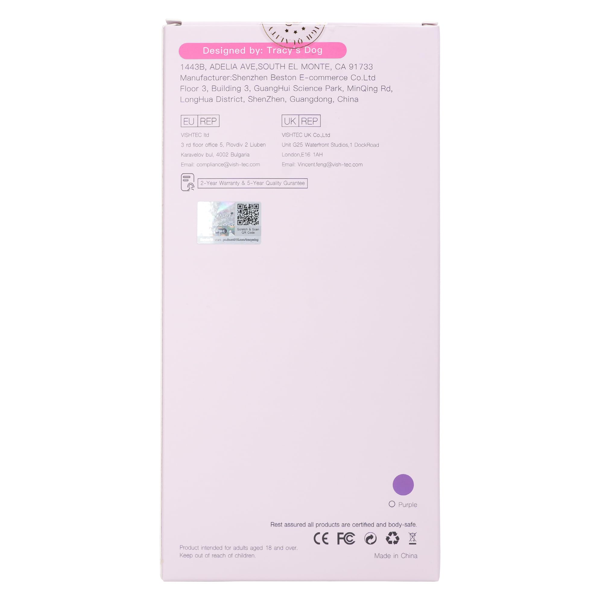 🔥Brand New Design🔥Fantasy Comes to Life with Amethyst Penis💜Thrust Heated Dildo Vibrator