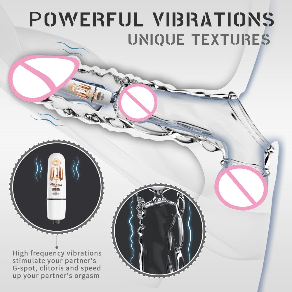 🔥2023 latest hot style low price 💥💥-Reusable penis extension vibrator😍