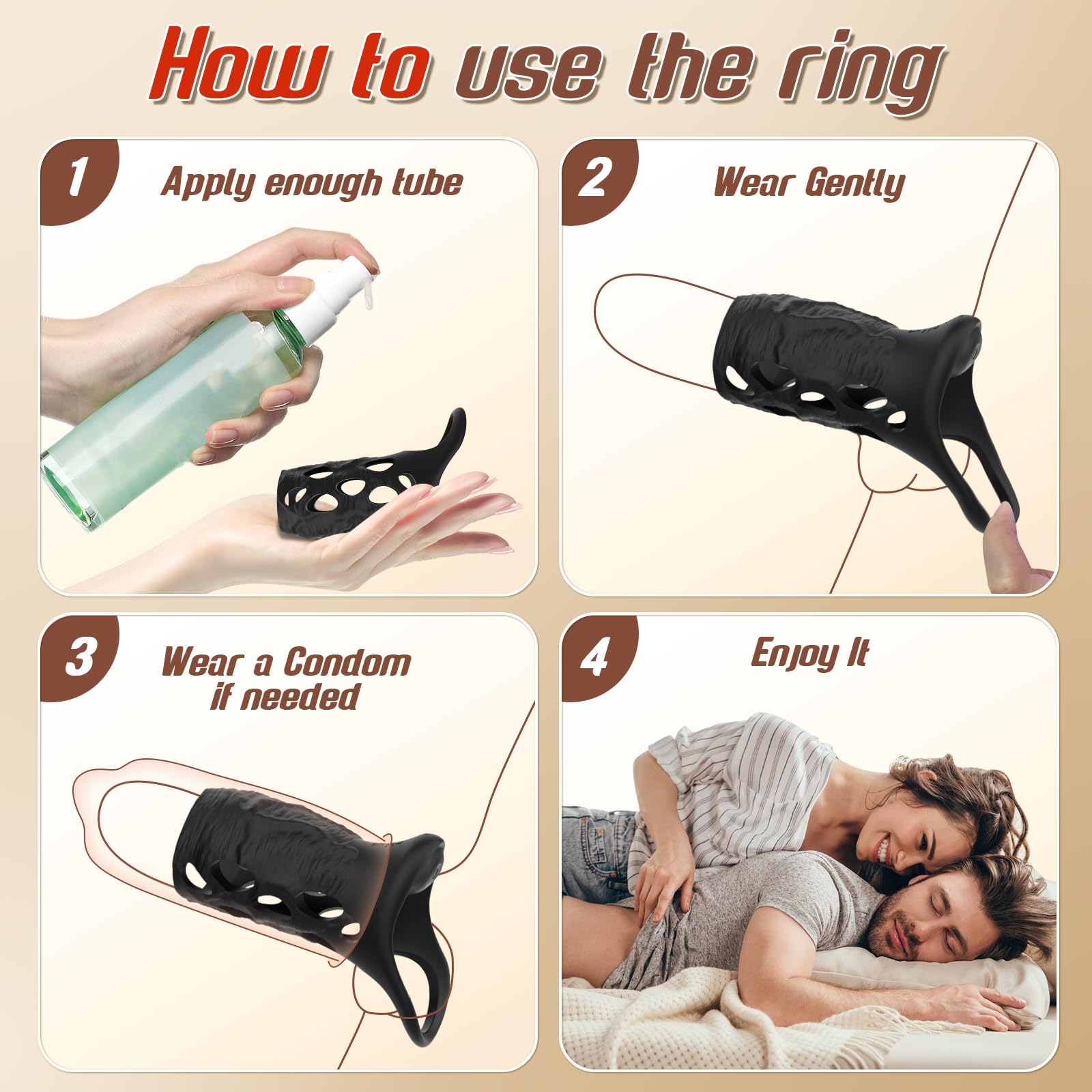 Vibrating Cock Rings and Sleeves - G-Spot Stimulation for Men and Women