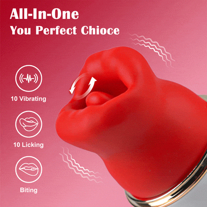 🔥Sucking Vibrator Tongue Toy 👅 : Der ultimative Oralerlebnis für Frauen