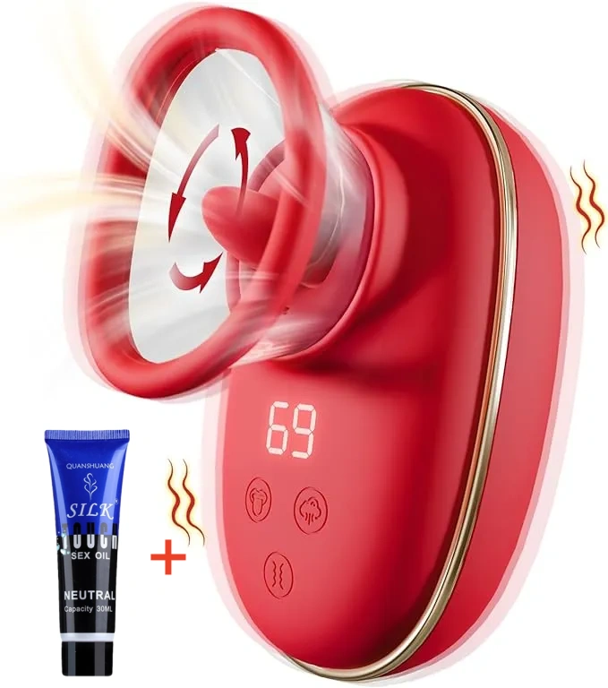 👑2024 Supreme New Products Hot Sale💥-Ji Yu licks and sucks the vibrator