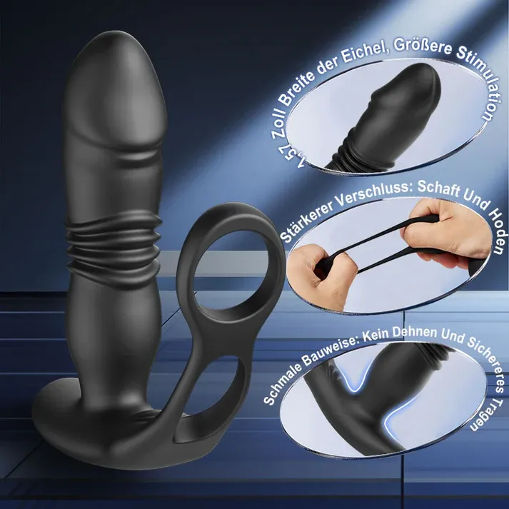 🏆2025 Back-Thruster: A dildo, prostate massager, and cock ring all in one🚀