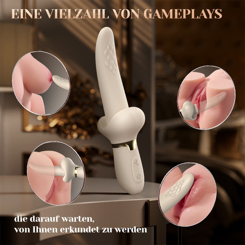 💥2025 Female Tongue Toys 👄7 Twisting Tongue Vibrator For Clit & G-spot Stimulation