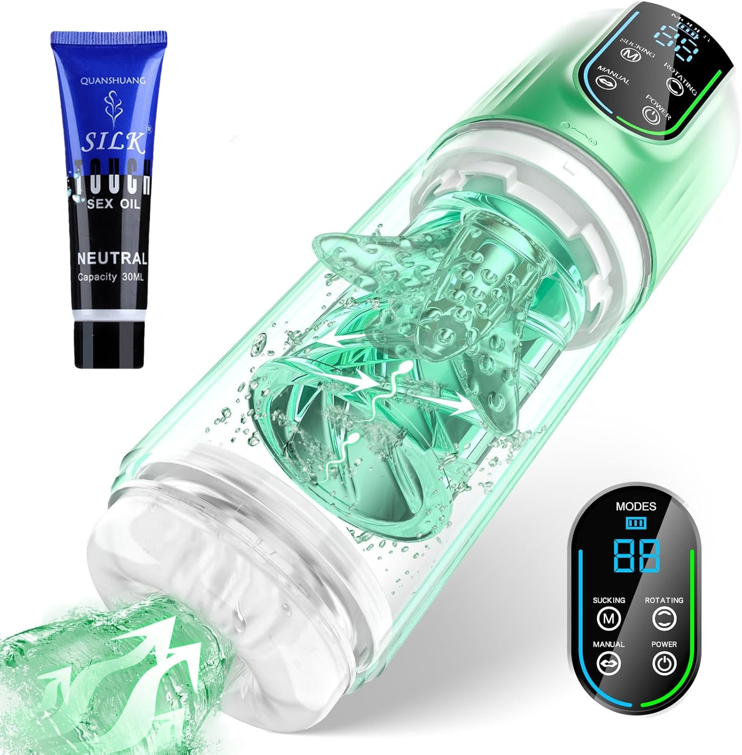 👑5 In 1 Function Automatic Male Masturbator & Suction Penis Pump