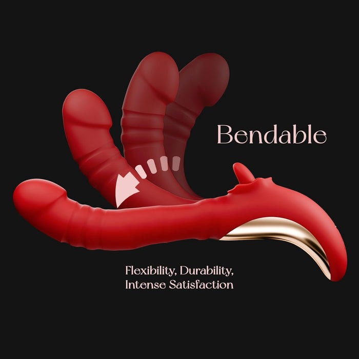 🏆G-spot Vibrator with Licking & Thrusting