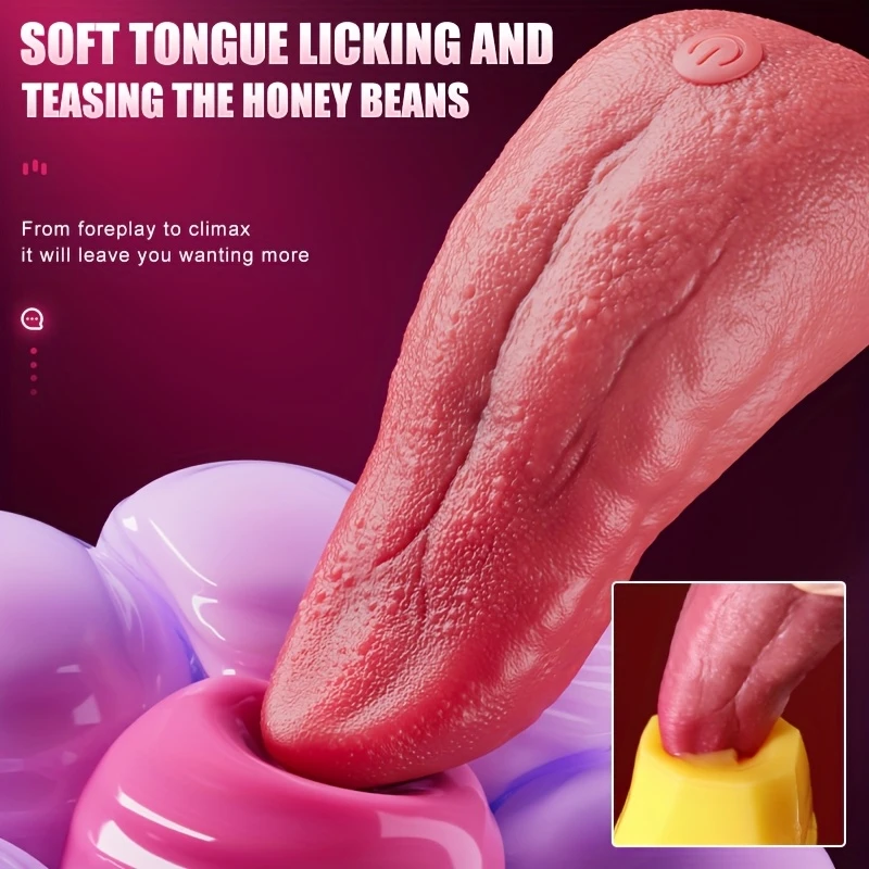 👑👑Female licking vibrator tongue toy