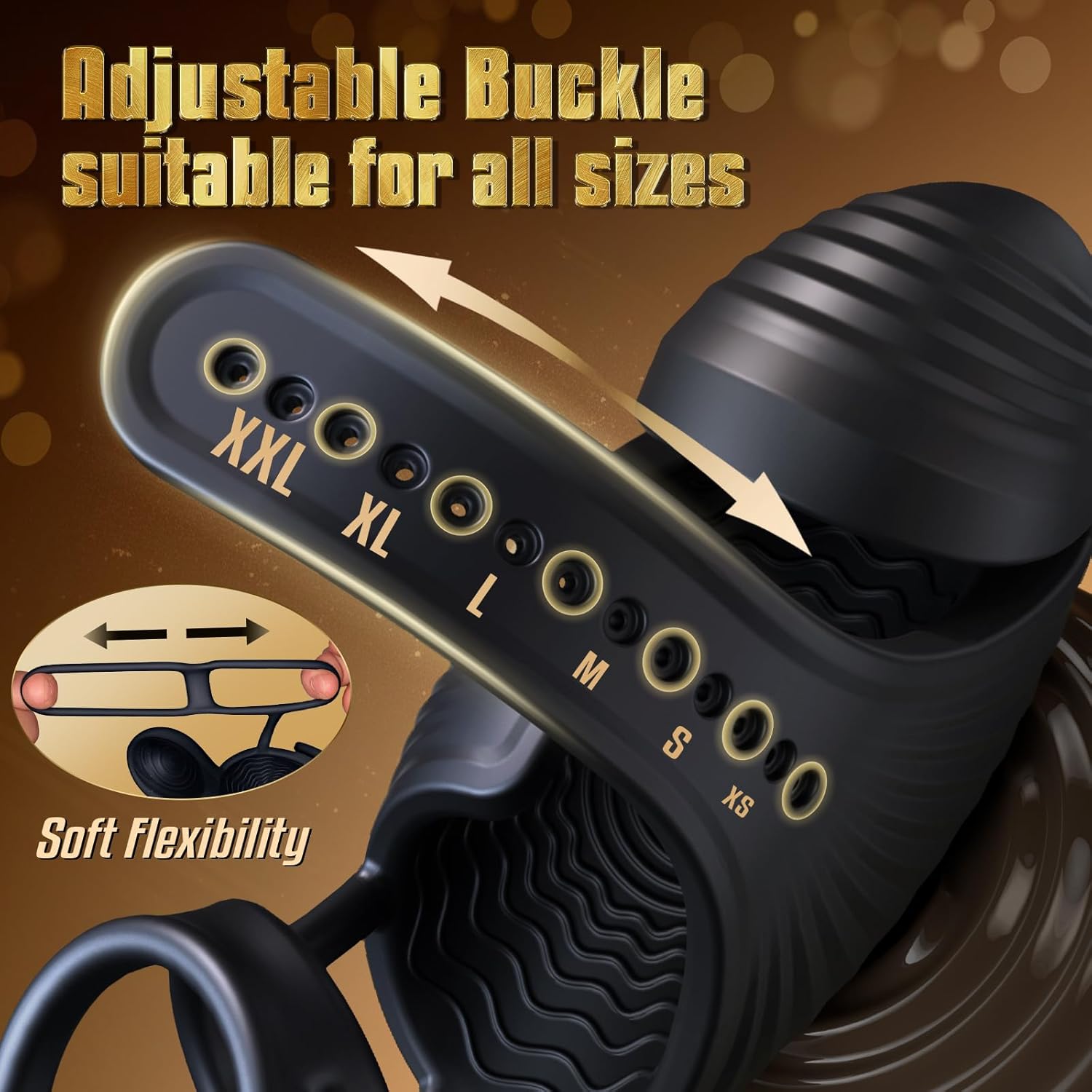 🔥2025 New Toys-💥4-in-1 Adjustable Male Masturbator Penis Training Vibrator