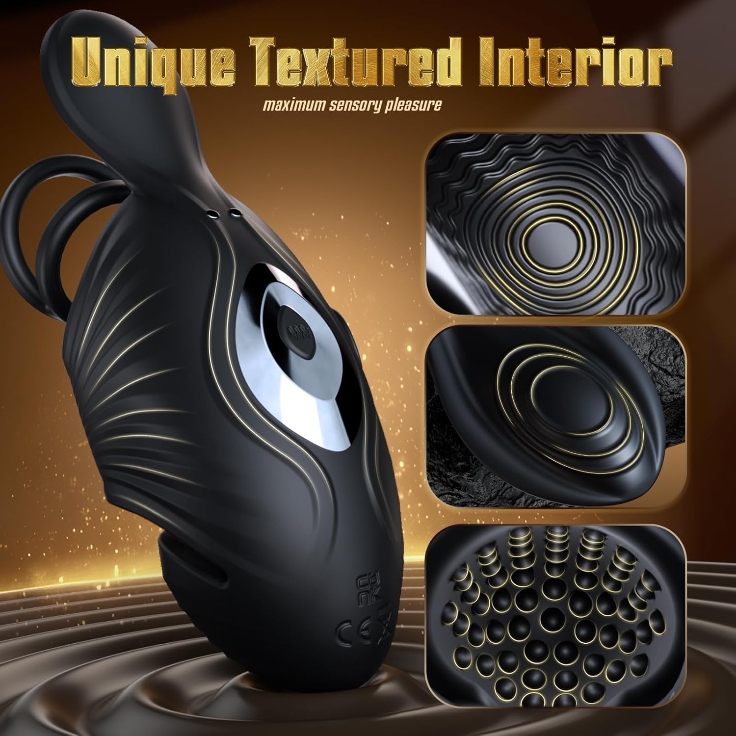 🔥2025 New Toys-💥4-in-1 Adjustable Male Masturbator Penis Training Vibrator