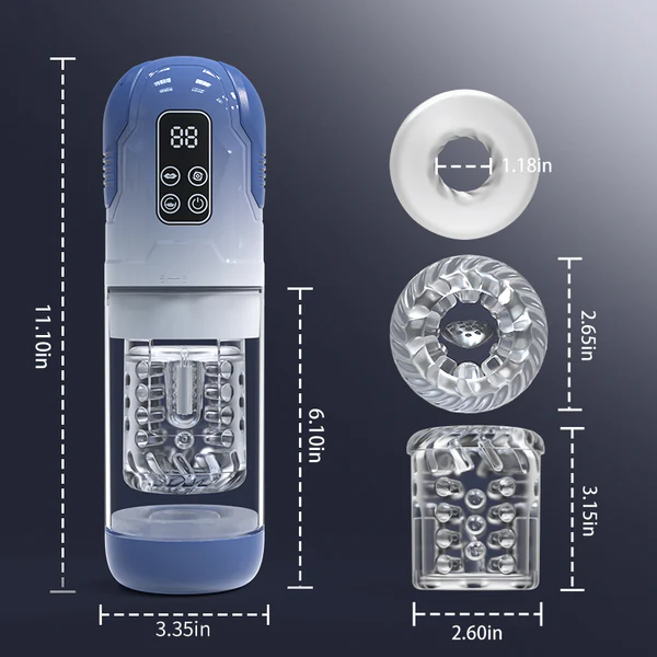 👑5 IN 1 Function Male Stroker Masturbator & Penis Pump