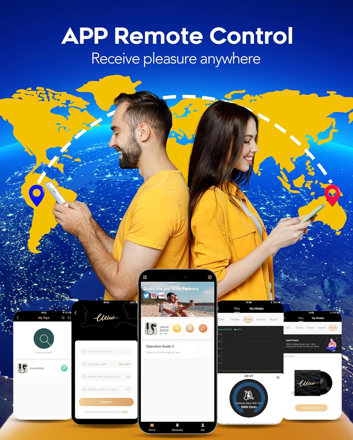 💥9 Thrusting & Vibrating Prostate Massager with Dual Cocking Rings Testicular Stimulator