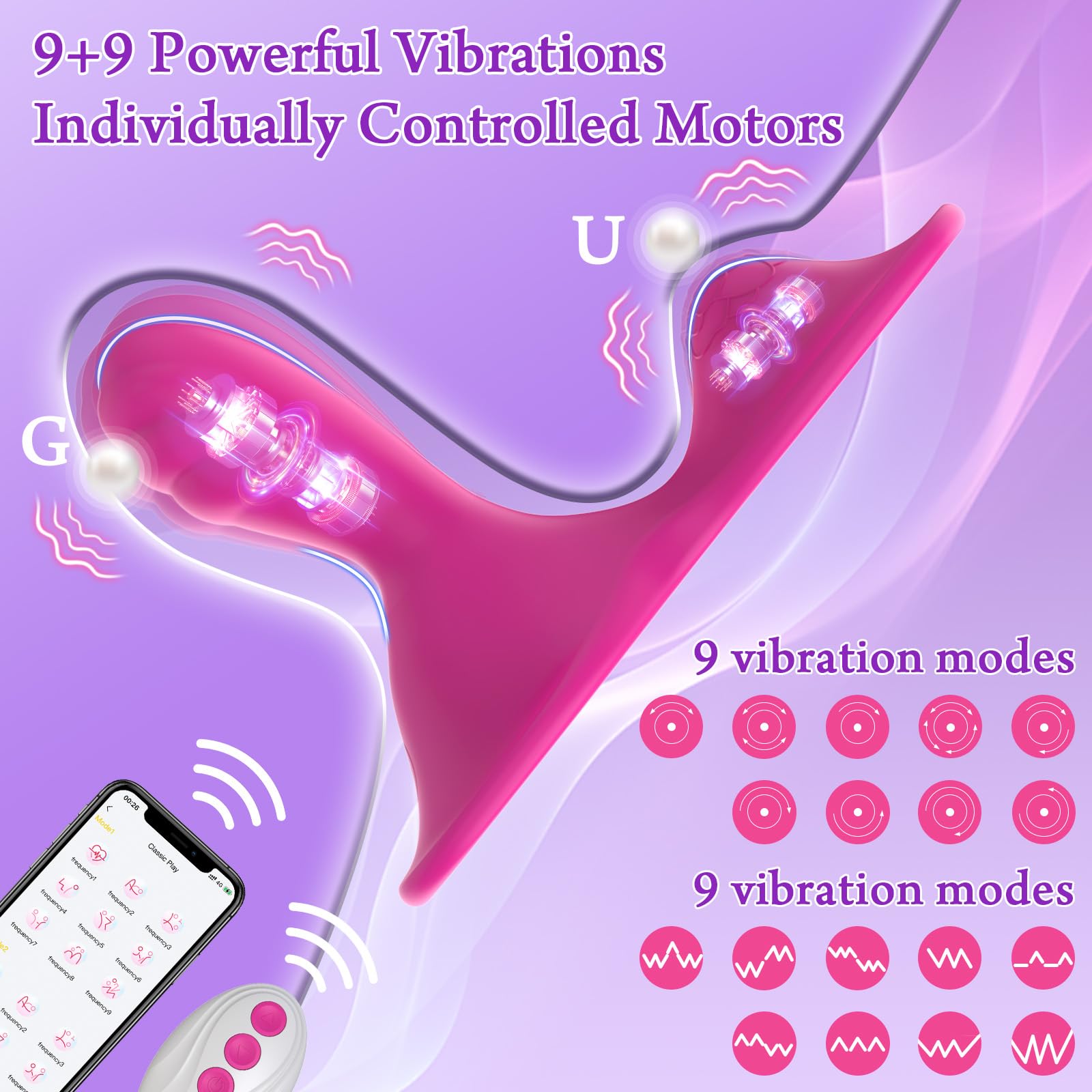 😍Mount-on Style😍 Clitoral and Anal G-spot Vibrator