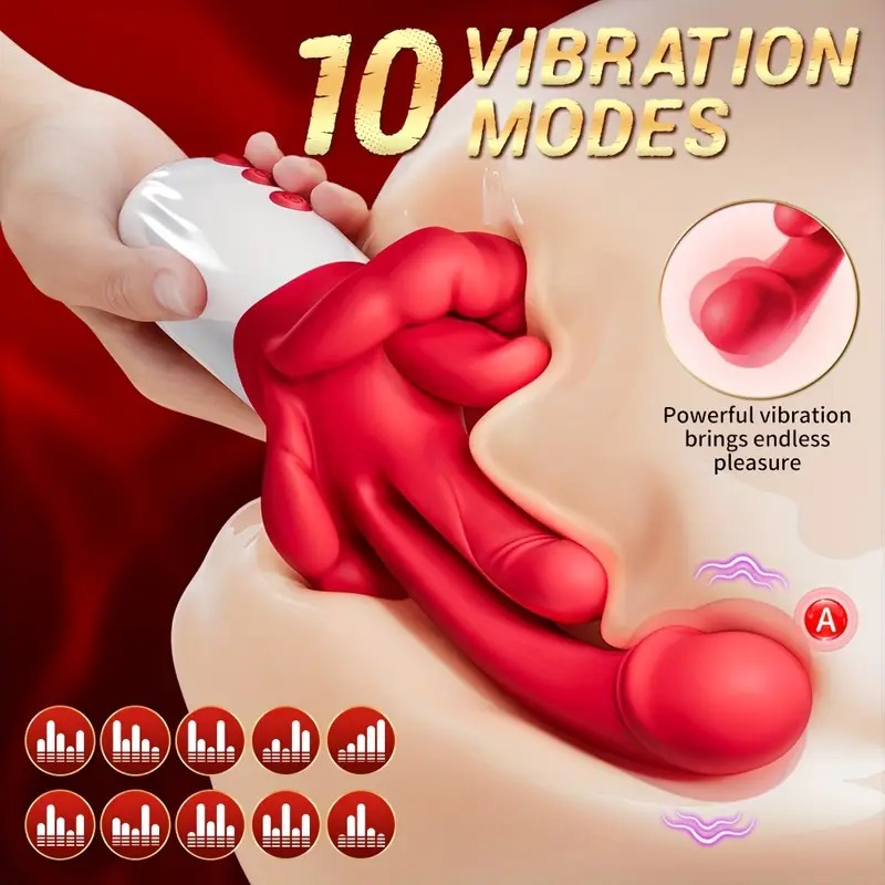 💥Rose Vibrating Toy-💥G Spot Vibrator Womens Sex Toy