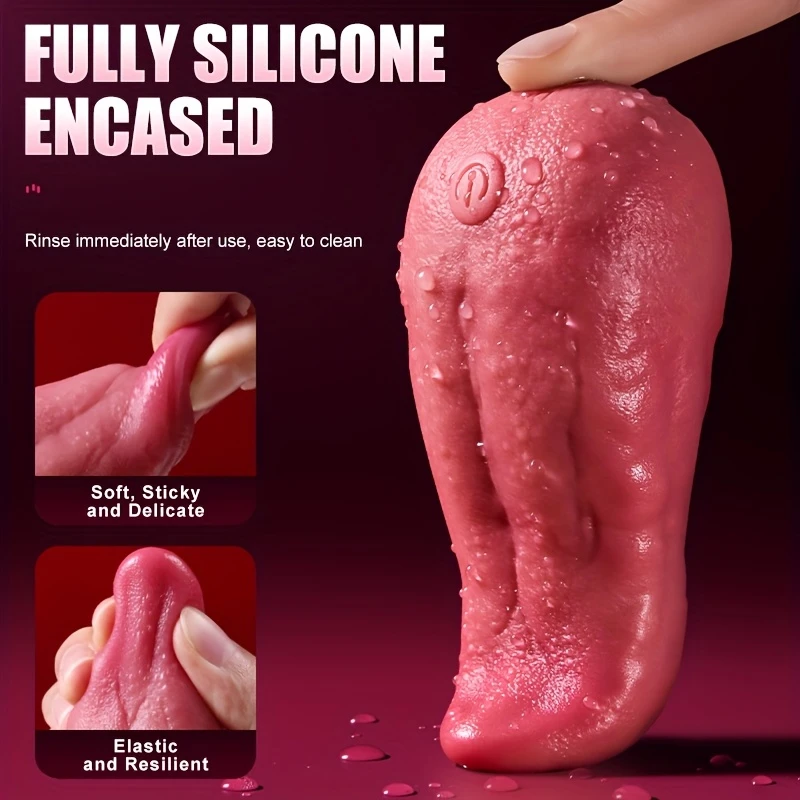 👑👑Female licking vibrator tongue toy