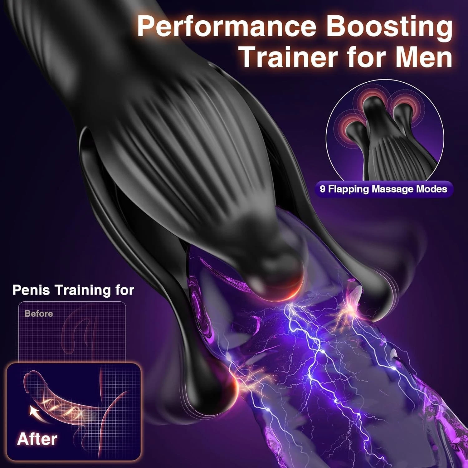 44🔥Best-selling in 2025🔥9 types of tension impact tapping, pushing, and vibration anal plug prostate massager