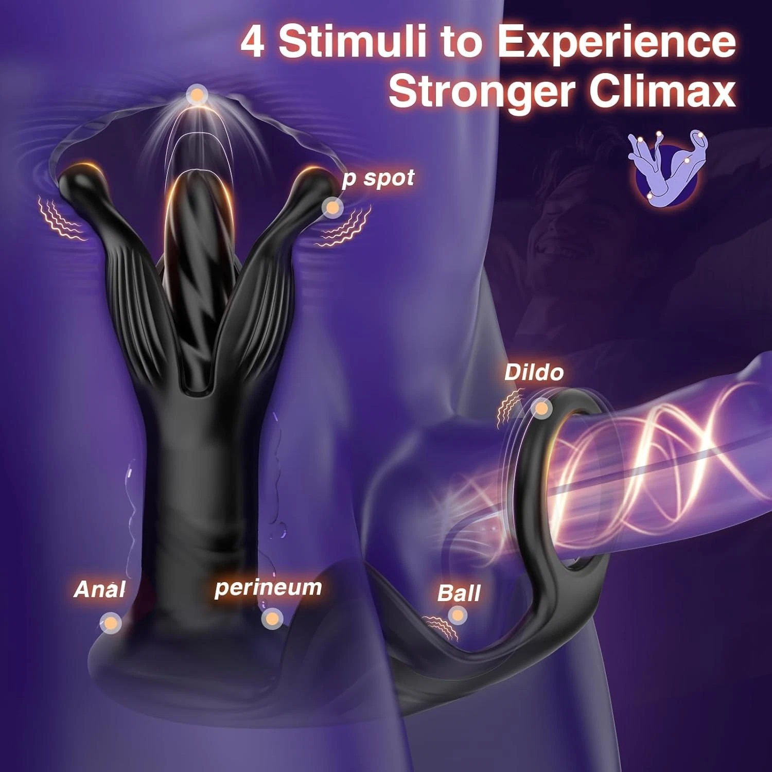 44🔥Best-selling in 2025🔥9 types of tension impact tapping, pushing, and vibration anal plug prostate massager