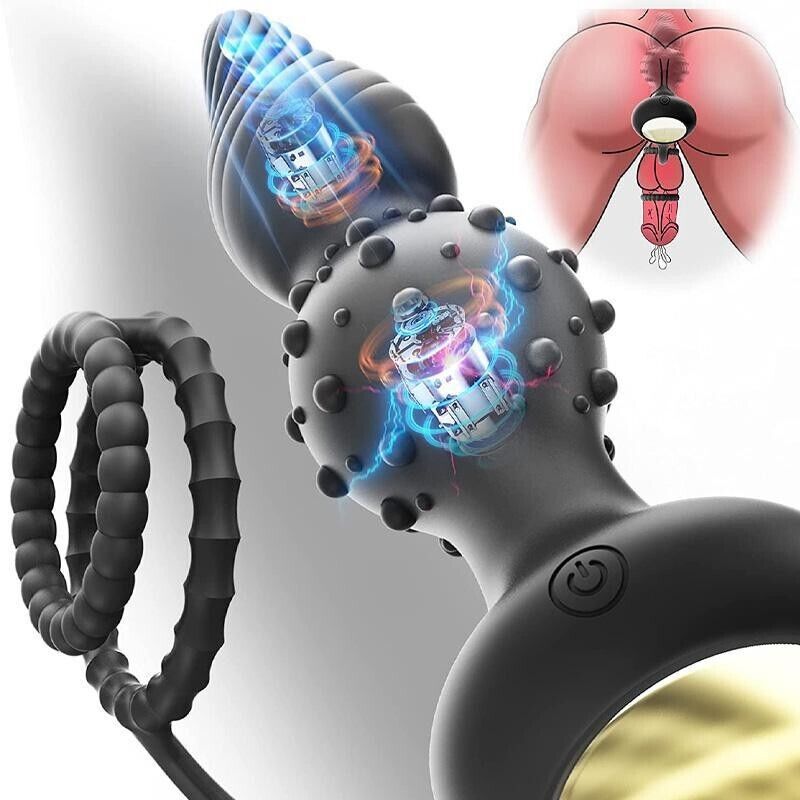 🔥2024 New Products Hot Sale-👑Anal Vibrator Penis Ring Butt Plug