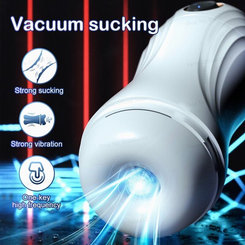 👑Male masturbation device automatic oral sex hands-free suction cup soother