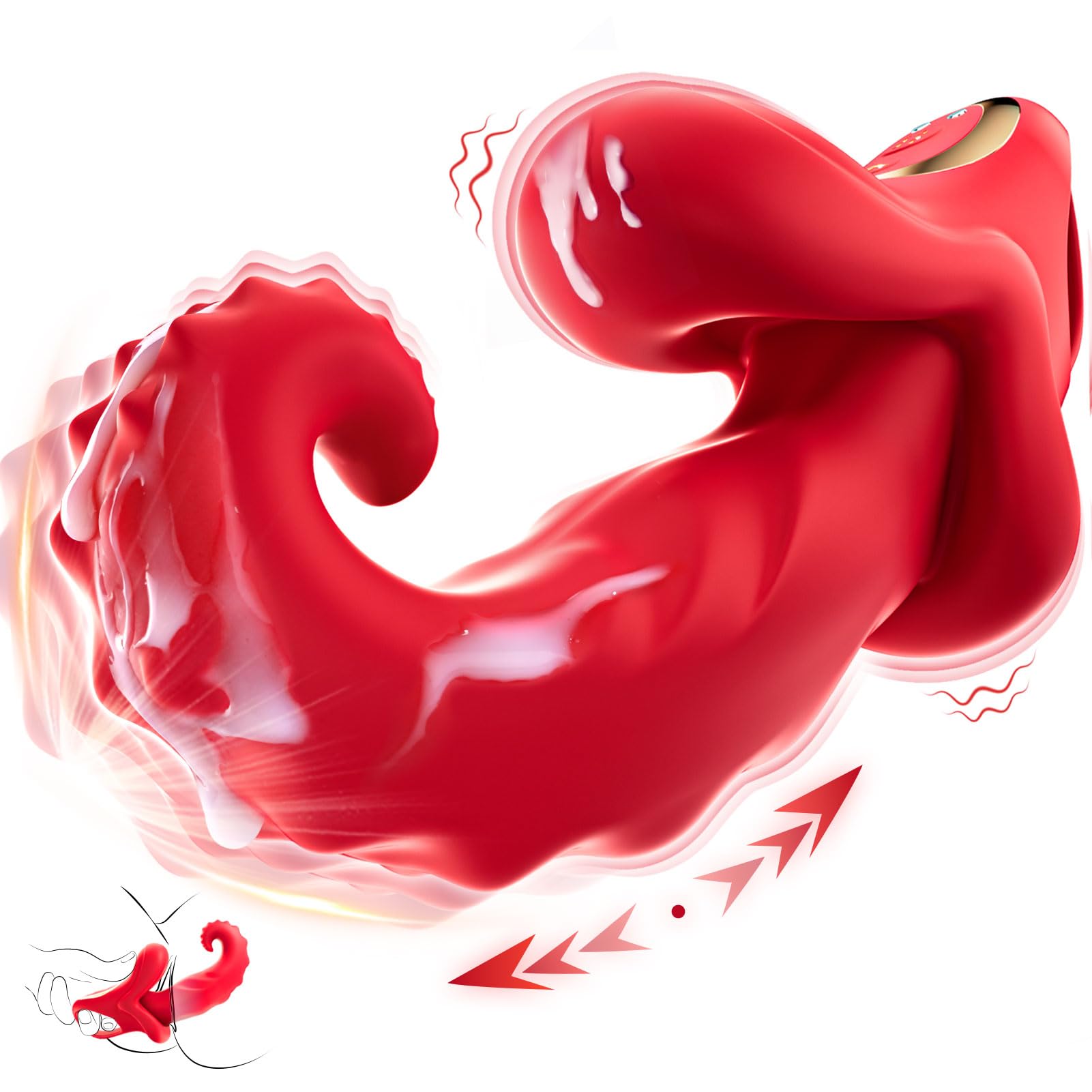 💖 Stoßleckender G-Punkt-Vibrator - 💋 Bietet Ihnen ein anderes stimulierendes Erlebnis