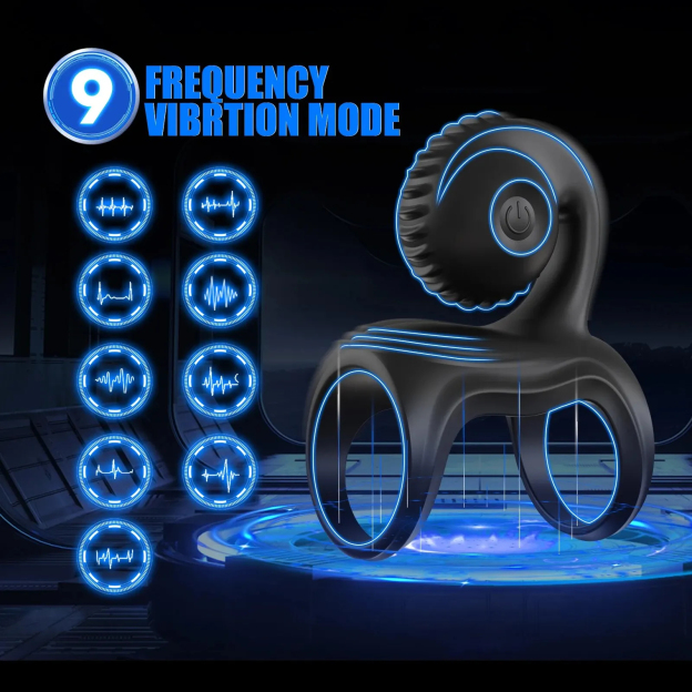 🔥2024 Special Gift - 49% OFF💥💥--💕Vibrating Cock Ring with Snail Vibe Clitoral Stimulator