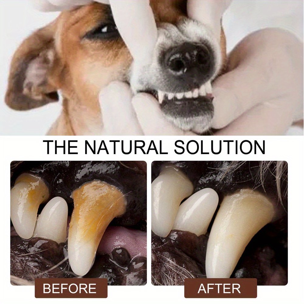 🔥Teeth Cleaning Spray for Dogs & Cats, Eliminate Bad Breath, Targets Tartar & Plaque, Without Brushing