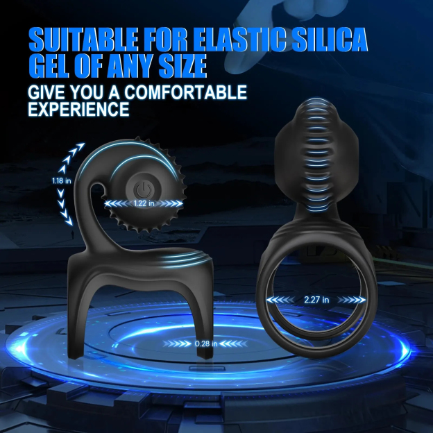 🔥2024 Special Gift - 49% OFF💥💥--💕Vibrating Cock Ring with Snail Vibe Clitoral Stimulator