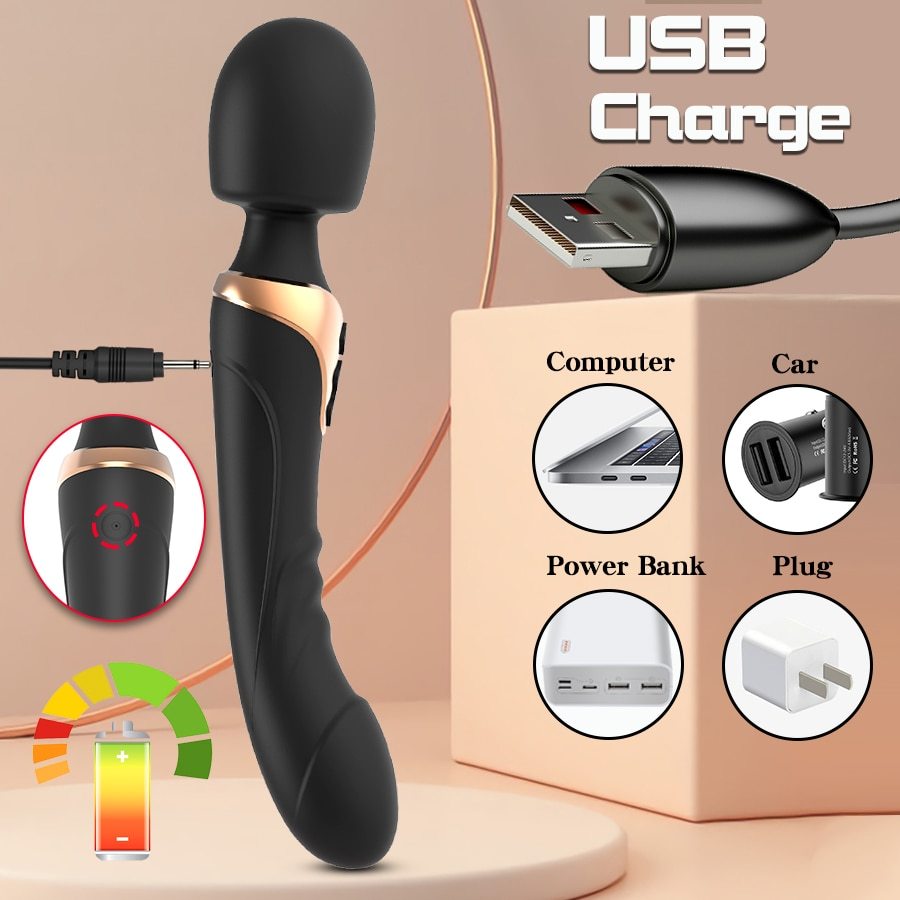 🎁2023 -Powerful Female Vibrator 10 Modes Clitoral Stimulator G-spot Massager😍