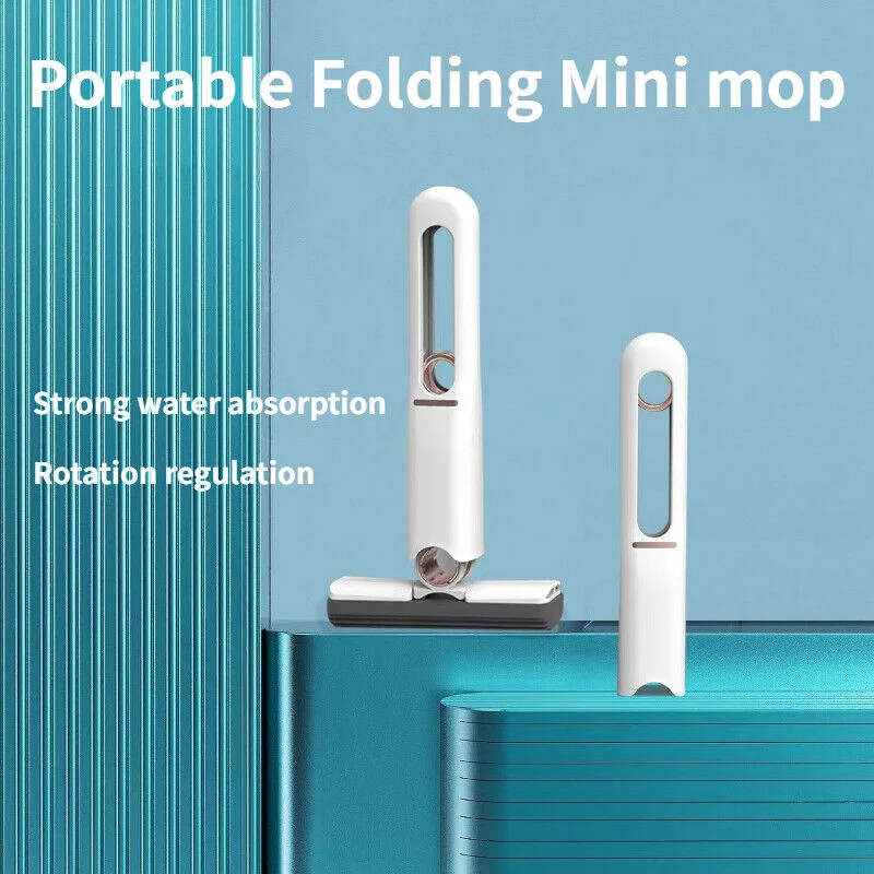 🔥Mini Mop Cleaning Supplies Multifunctional Portable Cleaning Sponge Squeeze Mop🔥