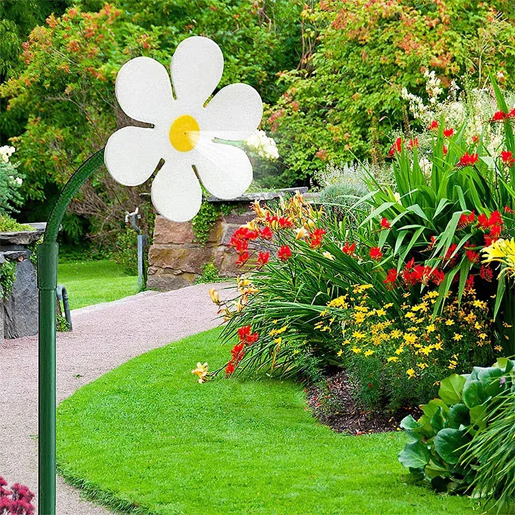 Shobous Crazy Dancing Daisy Garden Lawn Sprinkler