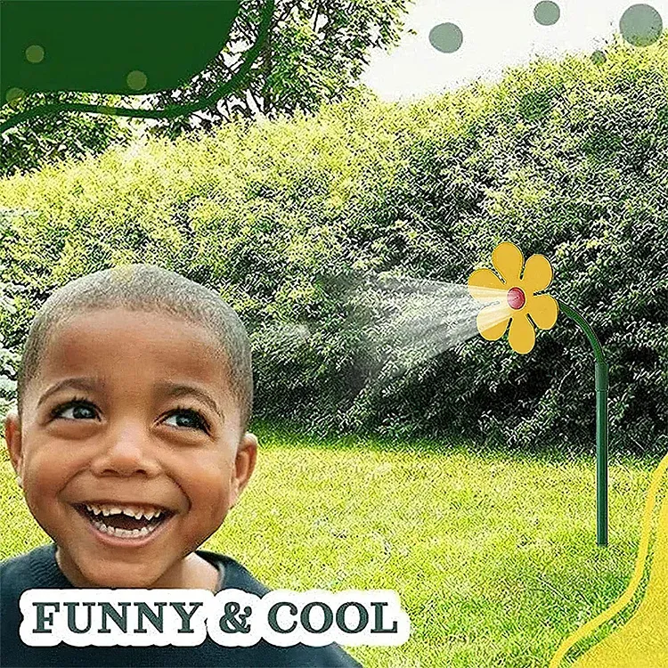 Shobous Crazy Dancing Daisy Garden Lawn Sprinkler