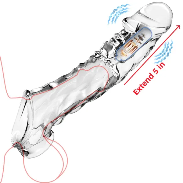 🎁2024 latest hot style low price 💥💥-Reusable penis extension vibrator😍