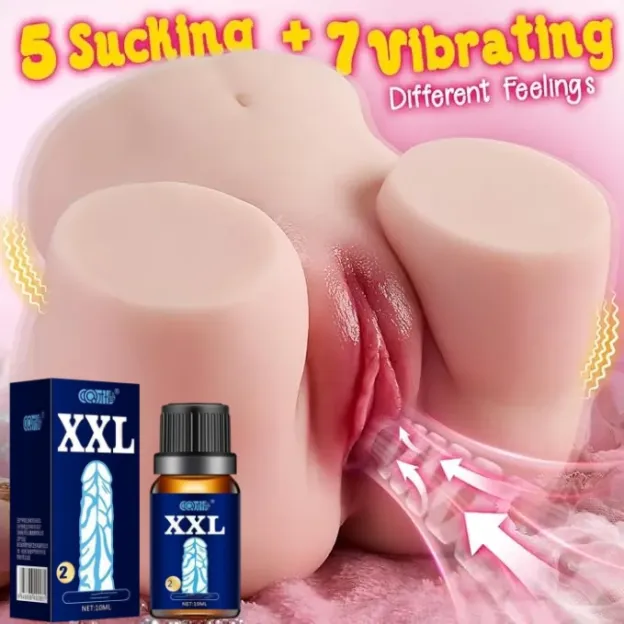 5 Sucking & 7 Vibrating Sex Doll for Men, Realistic Pussy Ass Automatic Masturbator Masturbator Doll with 3D Vaginal Channel