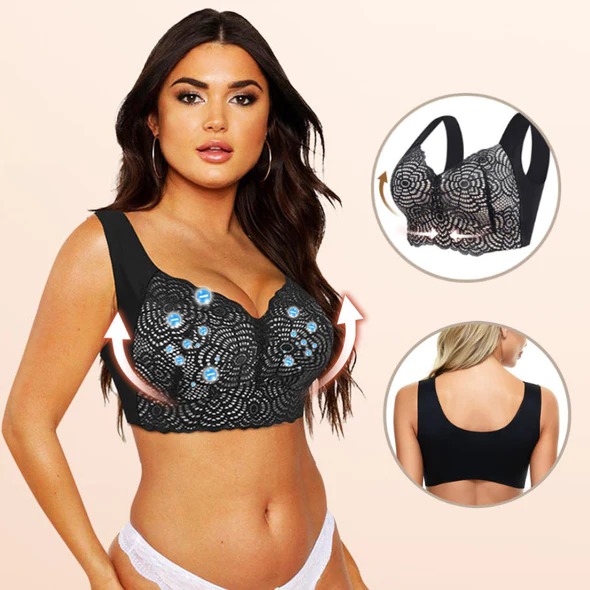 Healthfit™ Tourmaline Lymphatic Detoxification Shaping and Powerful Lifting & Breast Enhancement Bra