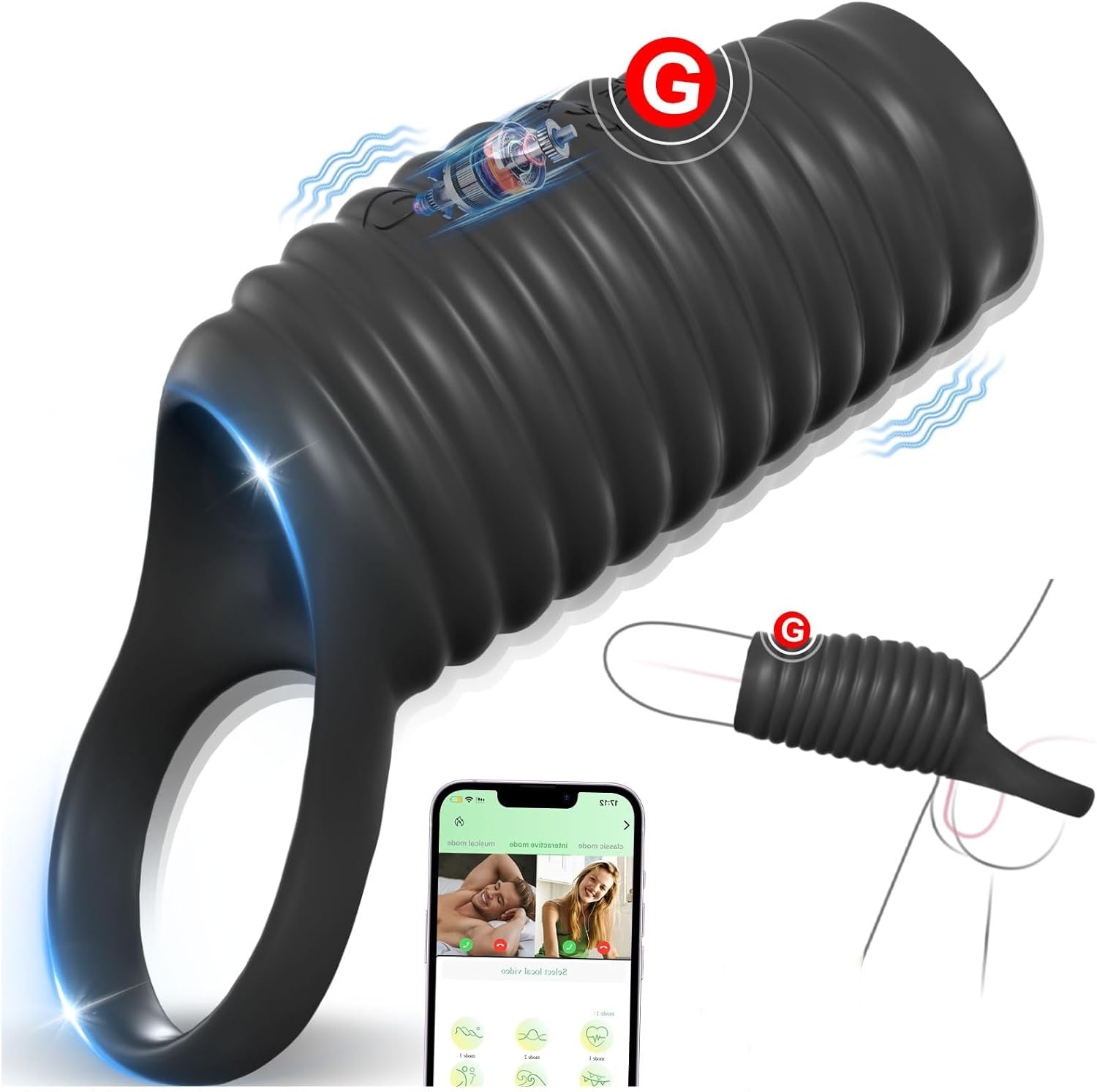 🔥2025 Hot Sale-💥Male Erectile Penis Condom