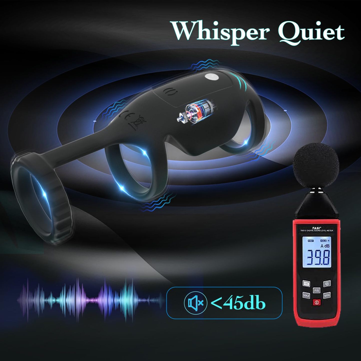 🎁🔥2024 Christmas Special Gift-70%OFF💥💥--Vibrating Cock Ring for Penis Testicles G Spot Stimulation