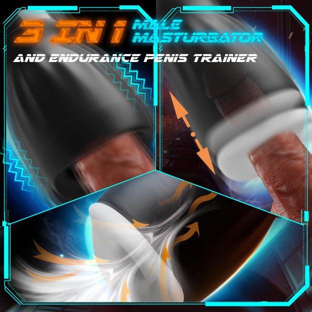 🎁2024 Christmas Special Gift-70%OFF💥💥--💕3 in1 Sucking Male Masturbator