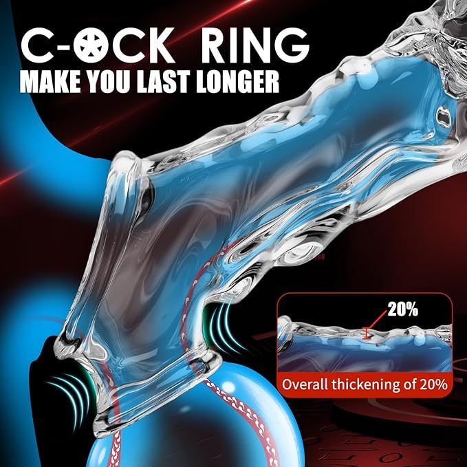 🔥2024 latest hot style low price 💥💥-Reusable penis extension vibrator😍
