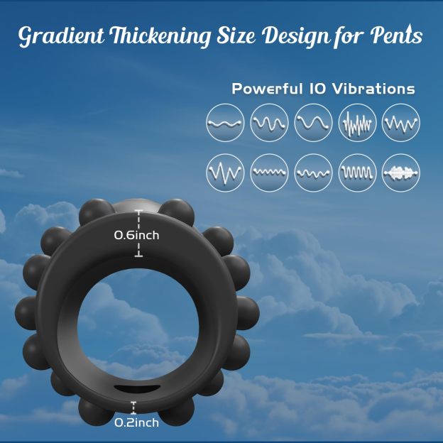 💥2024 New Launch Couple Toys-🏆Vibrating Penis Sleeve