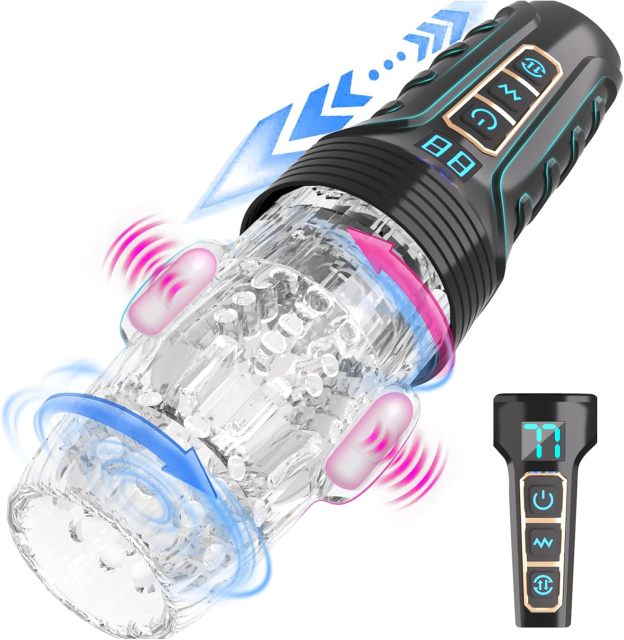 Fully automatic masturbator ~ oral sex