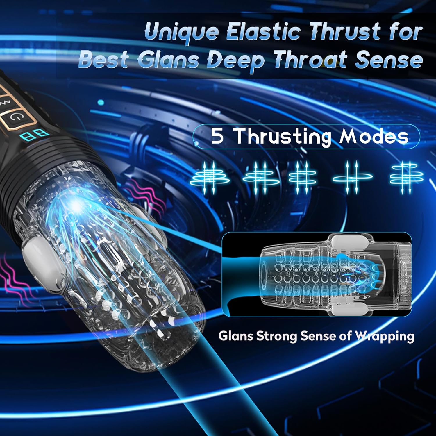 Fully automatic masturbator ~ oral sex