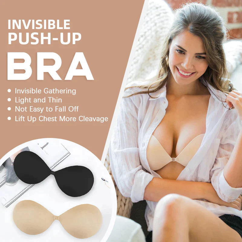 Adhesive Reusable Invisible Silicone Push Up Bra