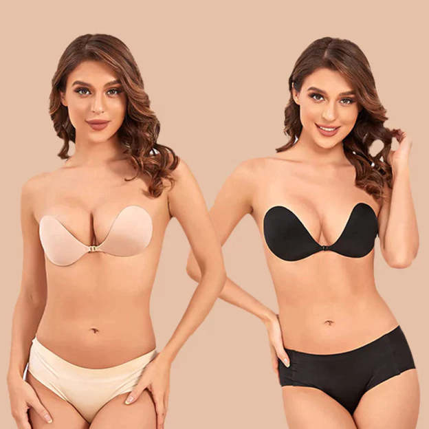 Adhesive Reusable Invisible Silicone Push Up Bra