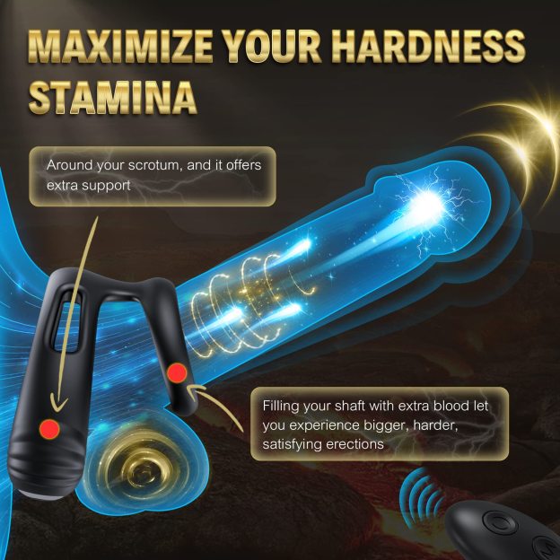 🎀Specially launched in 2024-💍Speeds Male Penis Vibrating Cock Ring Vibrator Sex Toys For Men